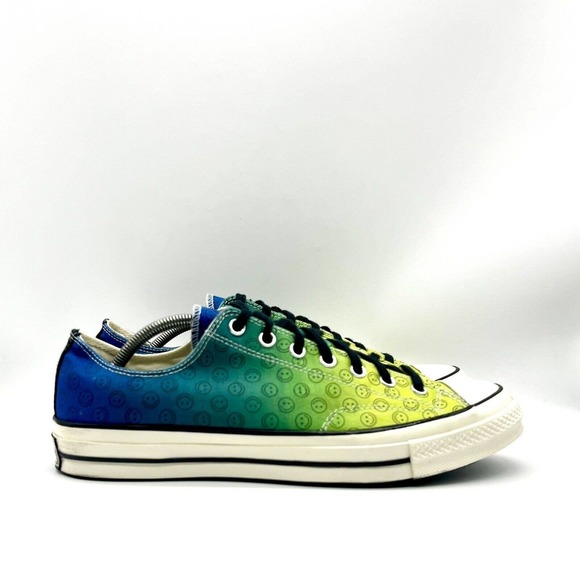 Converse Shoes Men Size 12 Women 14 Chuck 1970s Happy Camper 'Blue Green 167642C - Picture 1 of 7
